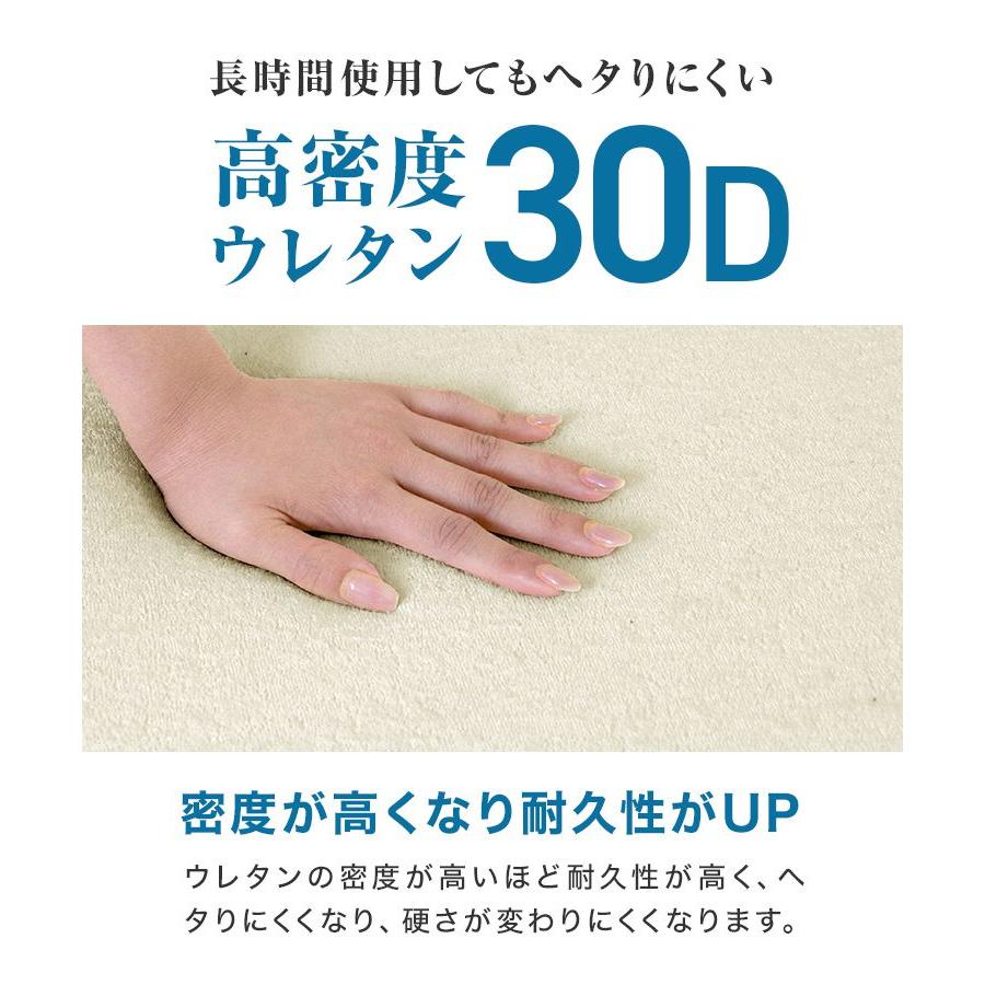 マットレス 三つ折り ダブル 高反発マットレス 腰痛 折りたたみ 高密度30D ベッドマットレス ダブルマットレス 硬め | WEIMALL | 05