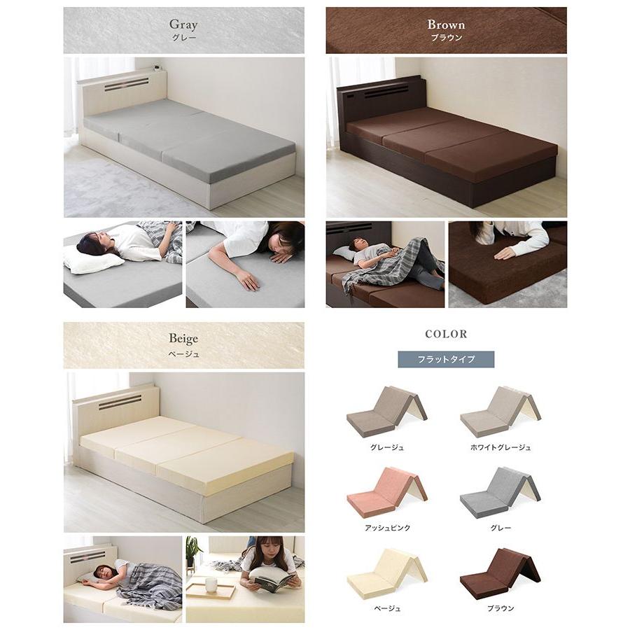 マットレス 三つ折り クイーン 高反発マットレス 腰痛 折りたたみ 高密度30D ベッドマットレス クイーンマットレス 硬め | WEIMALL | 22