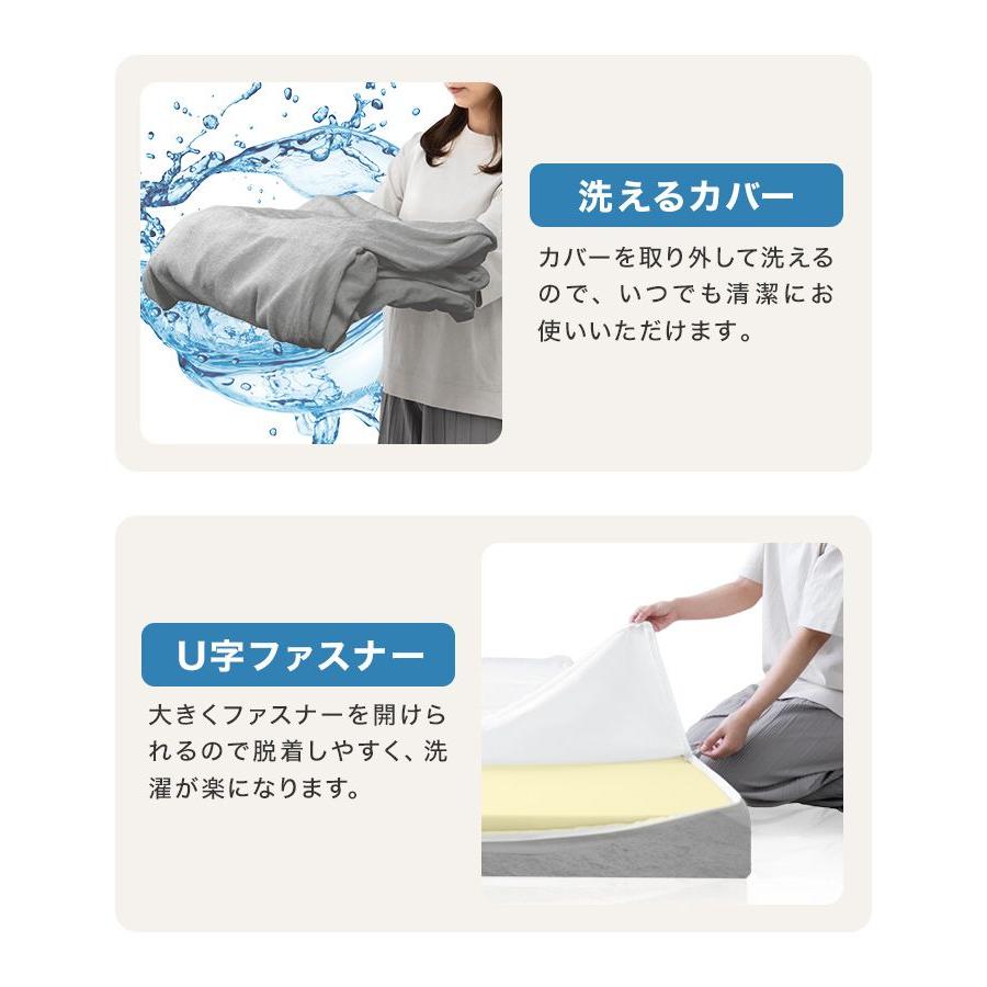 マットレス 三つ折り マットレストッパー ダブル 高反発マットレス 腰痛 折りたたみマットレス ダブルマットレス ベッドマットレス 4cm | WEIMALL | 09