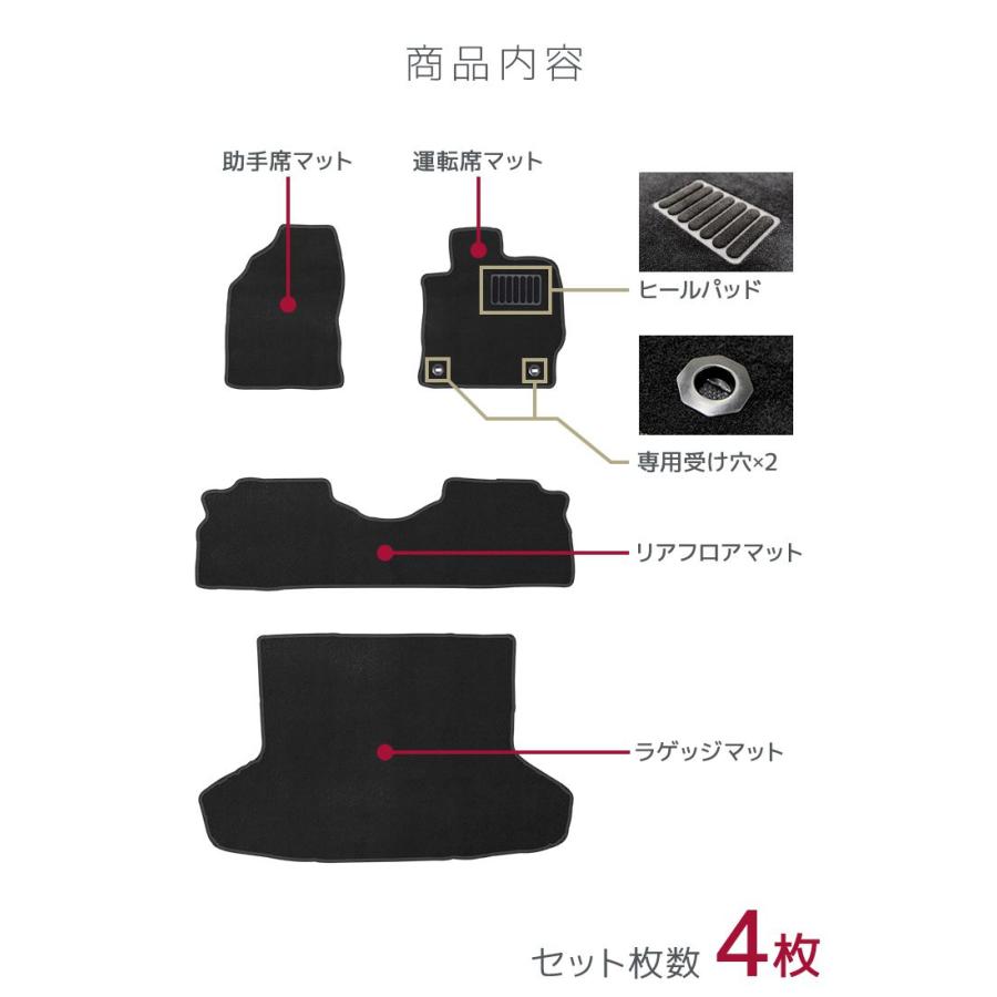 WEIMALL（ウェイモール） フロアマット トヨタ プリウスα ZVW41W 5人