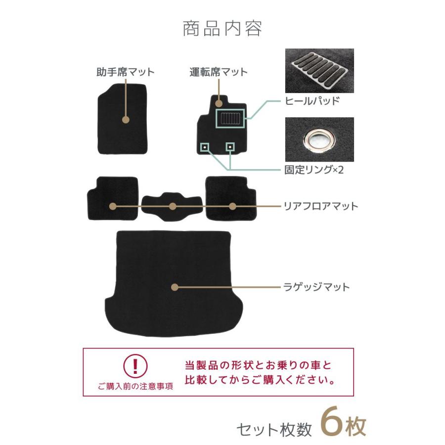 フロアマット トヨタ プロボックス サクシード 50系 6Pセット TOYOTA