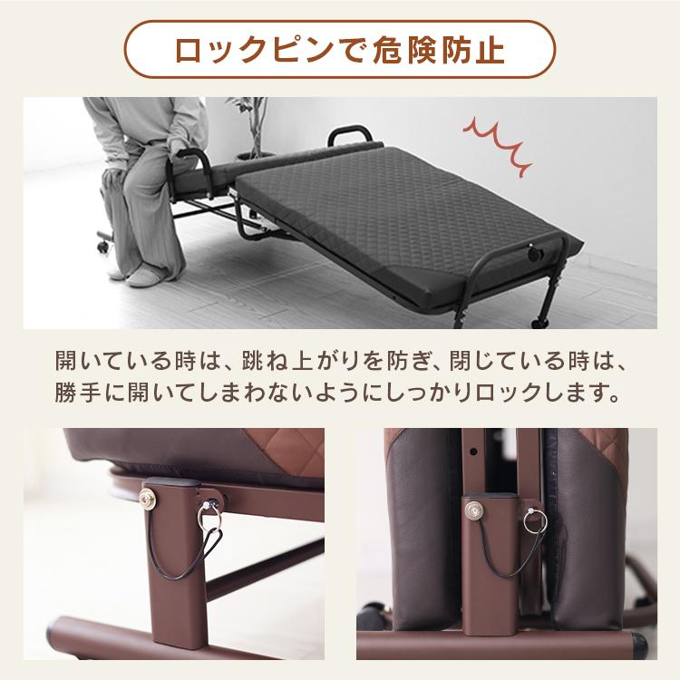 WEIMALL（ウェイモール） 折りたたみベッド シングルベッド マットレス