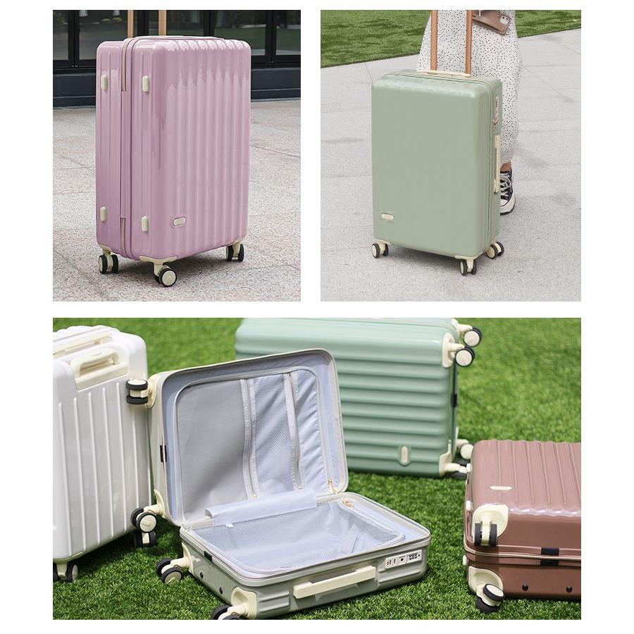 スーツケース キャリーケース キャリーバッグ 4泊6日 60L TSAロック 白 WEIMALL スーツケース 大容量 60L Mサイズ 4〜6泊 TSAロック