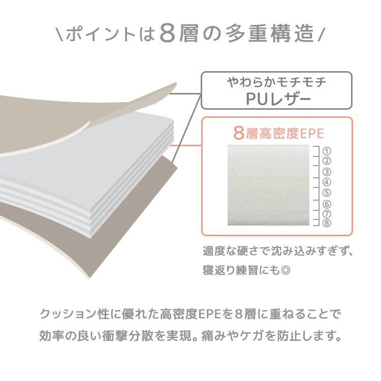 WEIMALL（ウェイモール） プレイマット ベビーマット 4cm厚 200×160cm 