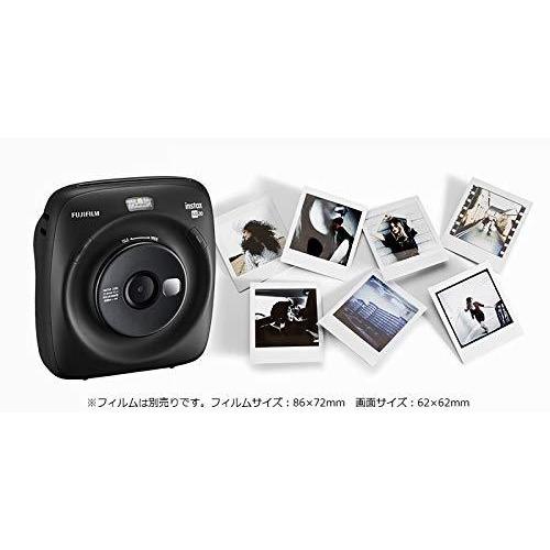 FUJIFILM ハイブリッドインスタントカメラ instax SQUARE SQ20 マットブラック INS SQ 20 BLACK ハイブリッドインスタントカメラ 商品情報 SQUAREフォーマットフィルム を使用可能