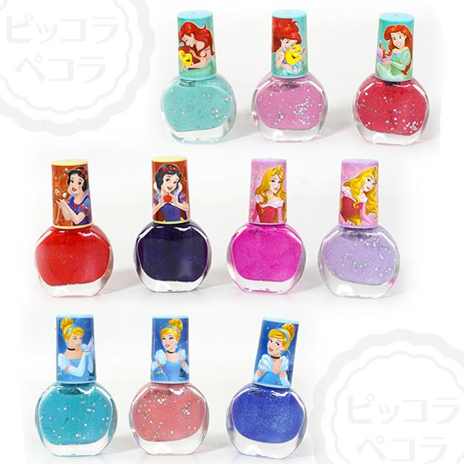 ディズニー プリンセス 18本 マニキュア 用 ネイル キッズ 化粧品 子供 はがせる こども コスメ メイクセット セット おもちゃ 化粧セット ネイルセット