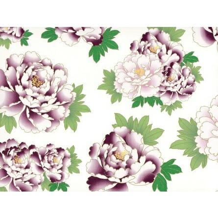 転写紙】ぼたん（大）/ 牡丹 芍薬 花 シャクヤク peony 着物帯  