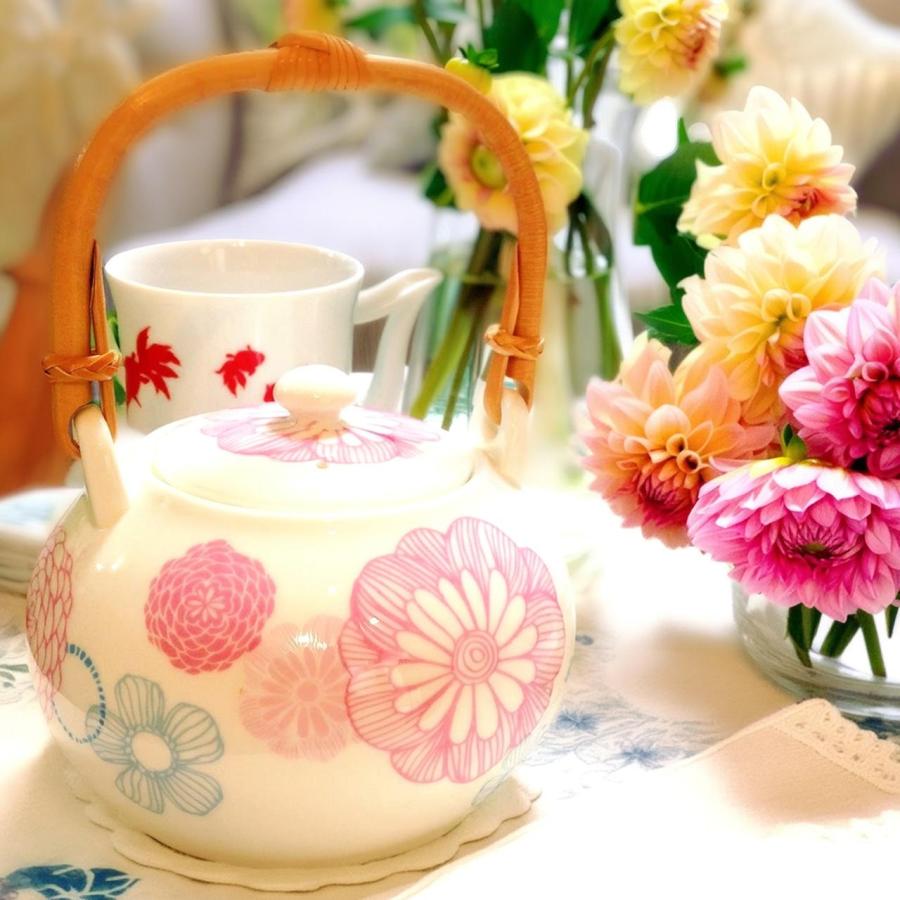 期間限定SALE!！白磁用転写紙 パステルダリア / dahlia 花柄 フラワー