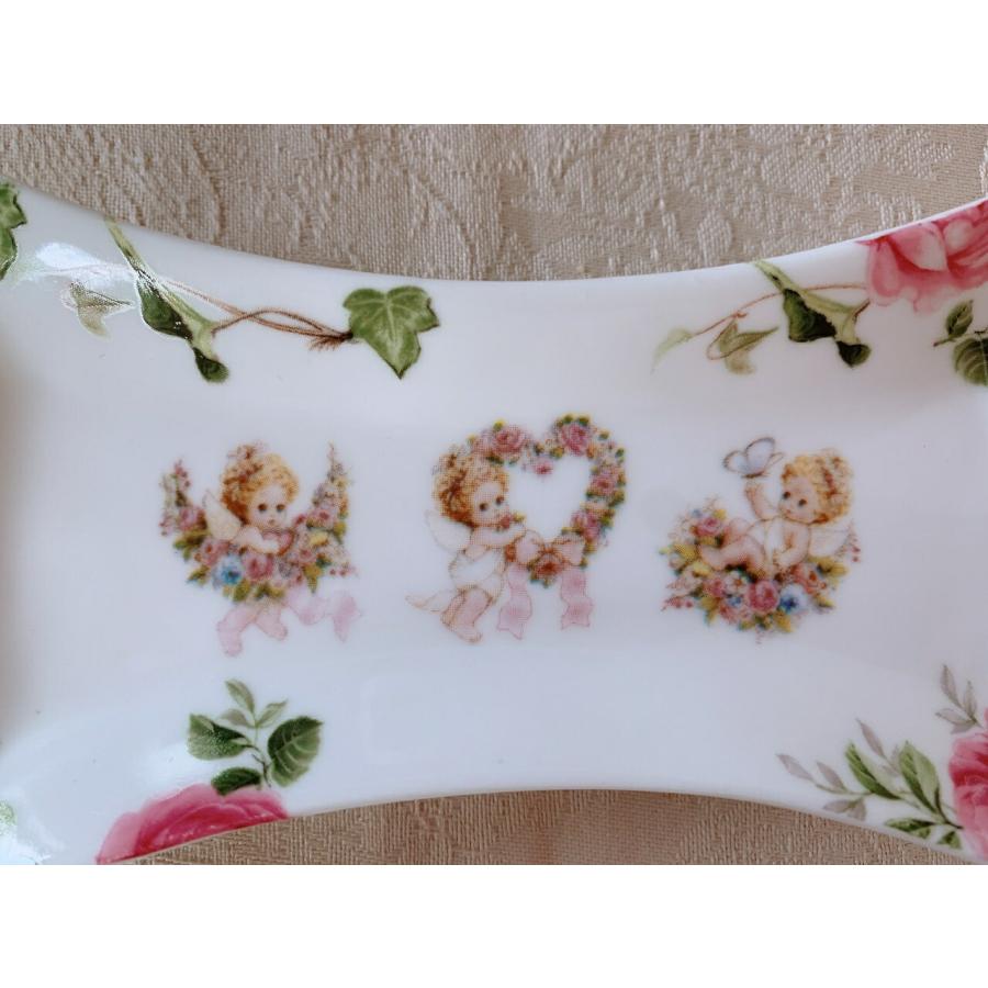 陶器用転写紙 フラワーエンジェル(小)3ピース 22mm ※旧