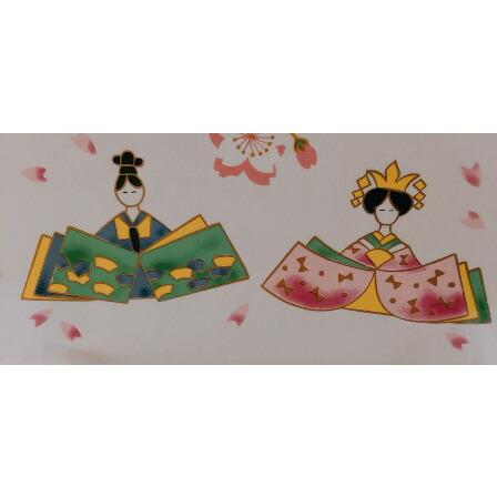 陶器用転写紙 おひなさま（3ピース）/ ひな人形 雛ひなまつり祭り