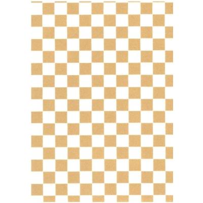 陶器用転写紙 市松（マイカゴールド）マス目7mm / いちまつ チェック