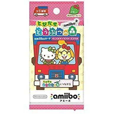 とびだせ どうぶつの森 amiibo+ amiiboカード  サンリオキャラクターズコラボ (復刻版)1パック｜picopicoshop