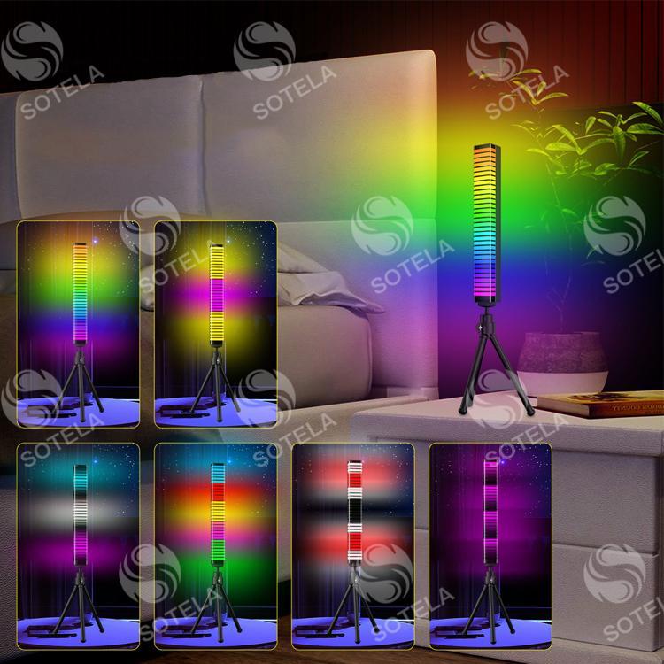 LEDライト LEDライト 音楽連動 サウンドライト RGB雰囲気ライト スマートライト MIC RGB サウンドセンサー 高感度 使用簡単 モード調整 明るさ調整｜pict｜06