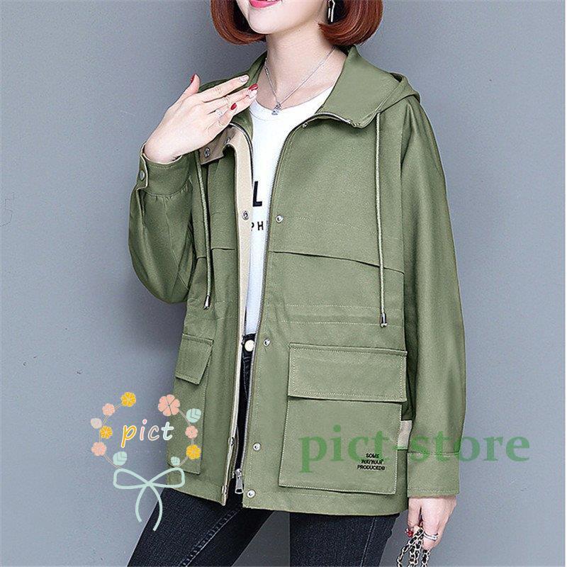 マウンテンパーカー レディース ウインドブレーカー フード付き