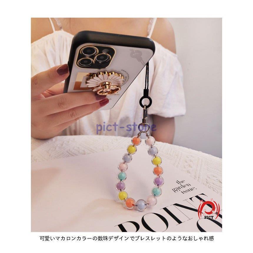 スマホストラップ レディース 手首掛け ストラップ スマホ リストストラップ おしゃれ 携帯ストラップ 可愛い 数珠 スマホ保管 落下防止 Kiko jp59 Pict 通販 Yahoo ショッピング