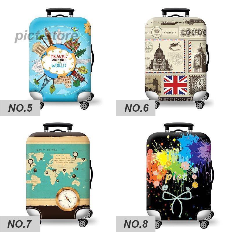 スーツケースカバー キズから保護 伸縮素材 欧米風 旅行 便利 夏デザイン お荷物 傷 汚れ 出張 海外旅行おしゃれラゲッジカバー キャリーバッグ シンプル Kiko xm38 Pict 通販 Yahoo ショッピング