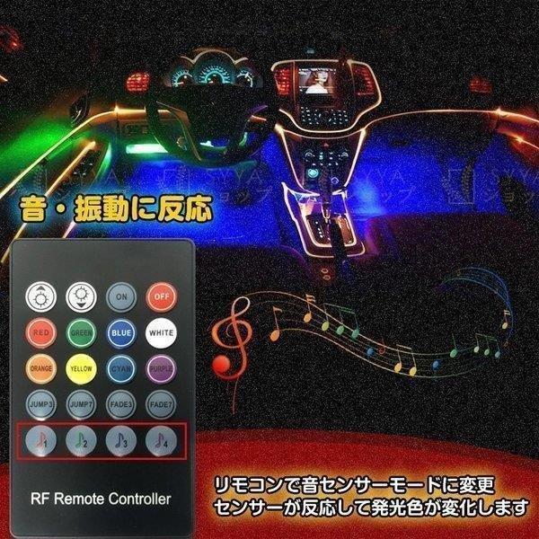 車rgb音に反応ledアンビエントライトリブ付きアクリルファイバー6m音センサーdc12v内装インテリアドレスアップカー用品ee253 ルームランプ Pb Rgbアンビエントライト Pb 車rgb音に反応ledアンビエントライトリブ付きアクリルファイバー6m音センサー