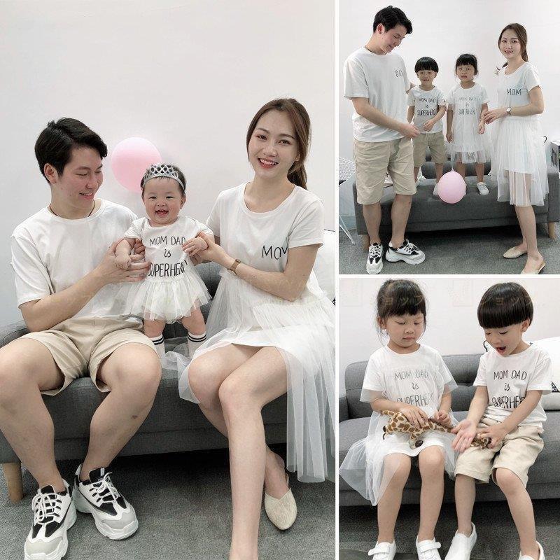 親子ペアルック ベビー 親子お揃い Tシャツ ワンピース チュールスカート ベビーロンパース パパ ママ ベビー おそろい 親子コーデ 家族 大きいサイズ 授乳服 Pd Pict 通販 Yahoo ショッピング