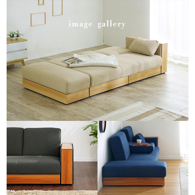 ソファベッド ソファーベッド シングル ソファー ソファ 三人掛け 収納付き 収納式サイドテーブル付き Rome4 ローマ4 6色対応 1011 Pie No 通販 Yahoo ショッピング