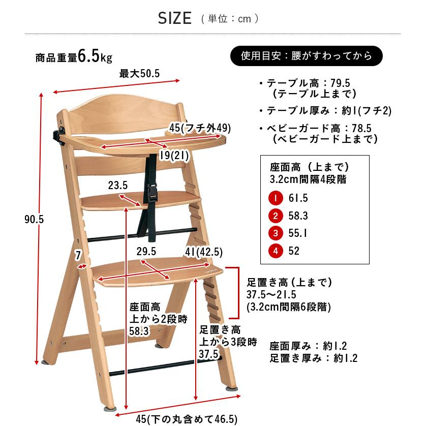 smart-i 大人も使える テーブル付き 高さ調節可能 ベビーチェア ベビー