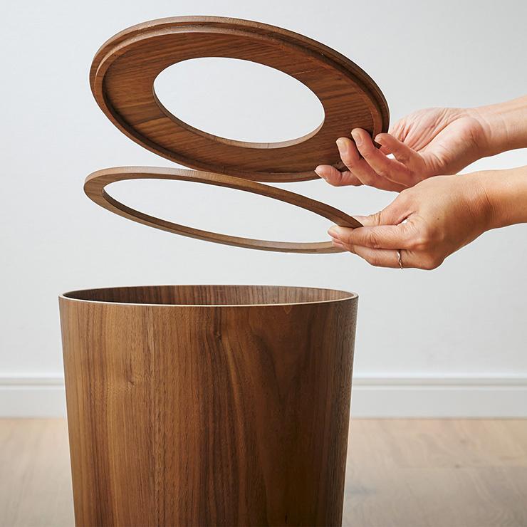 smart-i 高級材突板使用 ゴミ箱 ごみ箱 ダストボックス ごみばこ