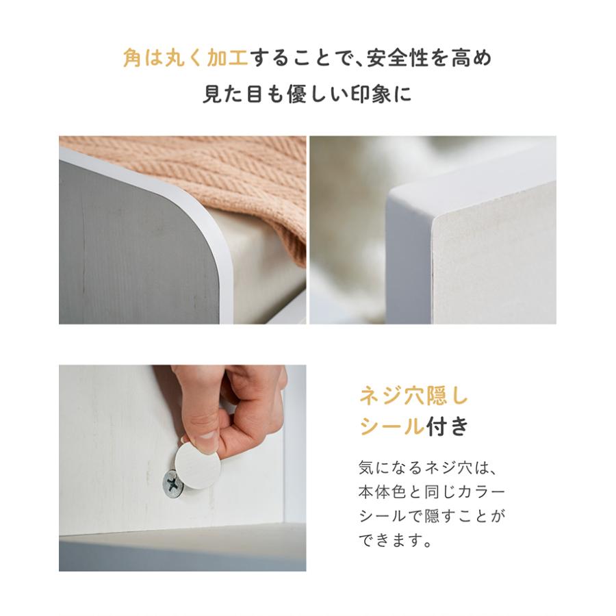 二段ベッド 大人用 子供 マットレス付き ハウス型サイド 宮付き 親子ベッド 親子ベット 2段ベッド 収納ベッド おしゃれ Syrup(シロップ) 2色対応_19