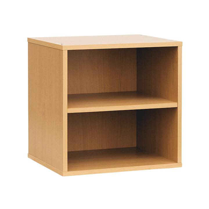 収納家具 収納box カラーボックス スタッキングボックス ディスプレイラック 木製 シンプル おしゃれ 子供部屋 キューブボックス 棚付タイプ 単品 3色対応