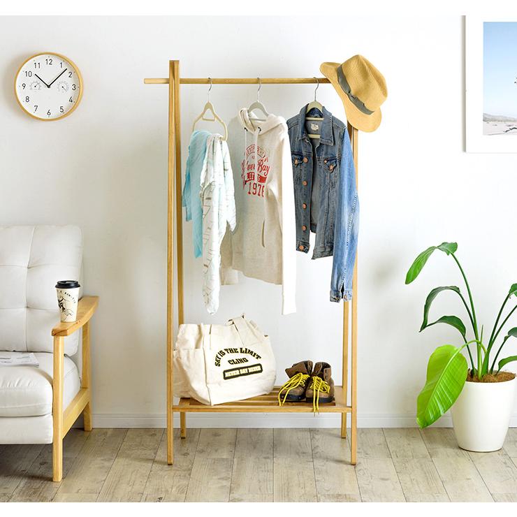 天然木オーク材使用 木製 ハンガーラック ワードローブ フリーラック 洋服掛け コートかけ 木製スタンド hanger rack MTK-527NA |  | 04