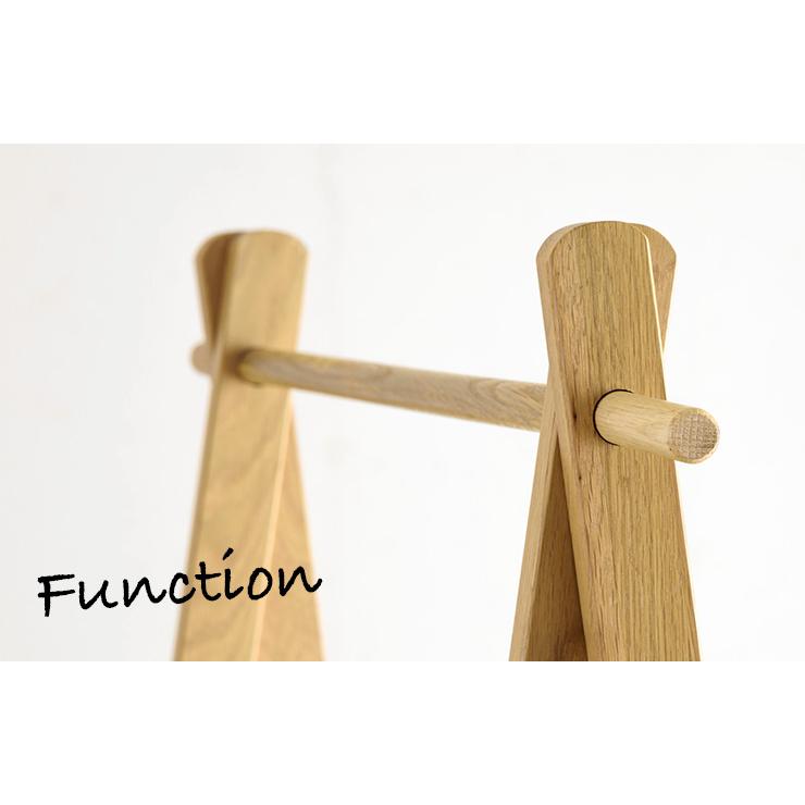 天然木オーク材使用 木製 ハンガーラック ワードローブ フリーラック 洋服掛け コートかけ 木製スタンド hanger rack MTK-527NA |  | 06