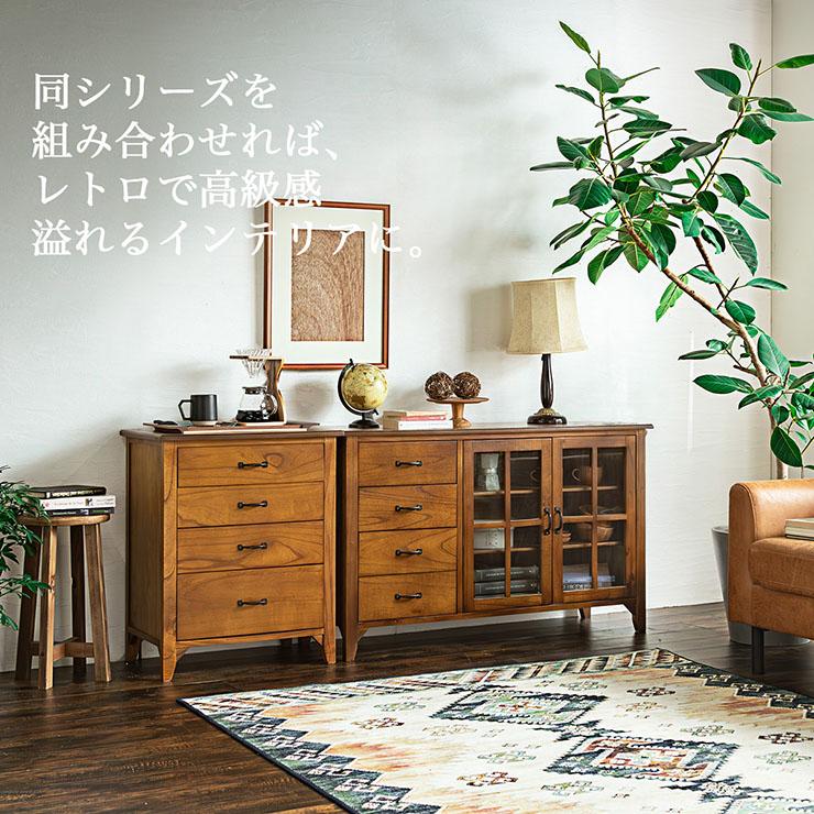完成品 キャビネット 幅120cm サイドボード リビングボード 収納棚 