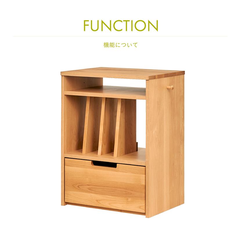 堀田木工所 無垢 アルダー材 デスク棚 ラック 本棚 ウォールナット