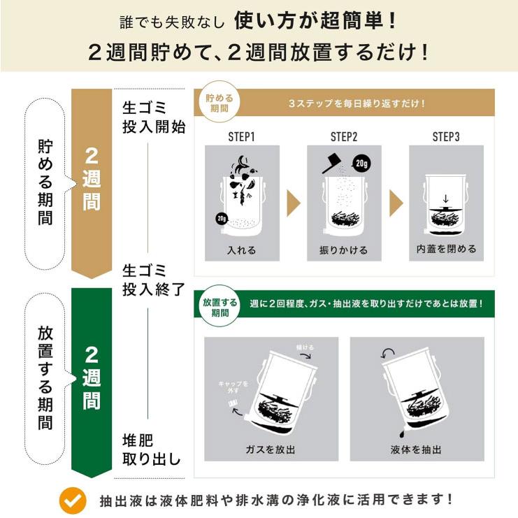 DT 【2個セット】コンポスト ボカシオルガンコ2 バイオ式 生ゴミ処理機