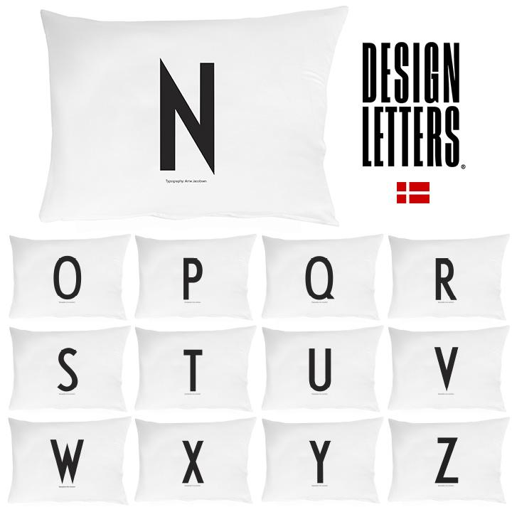 正規品 DESIGN LETTERS(デザインレターズ) PERSONAL PILLOW CASE [N-Z