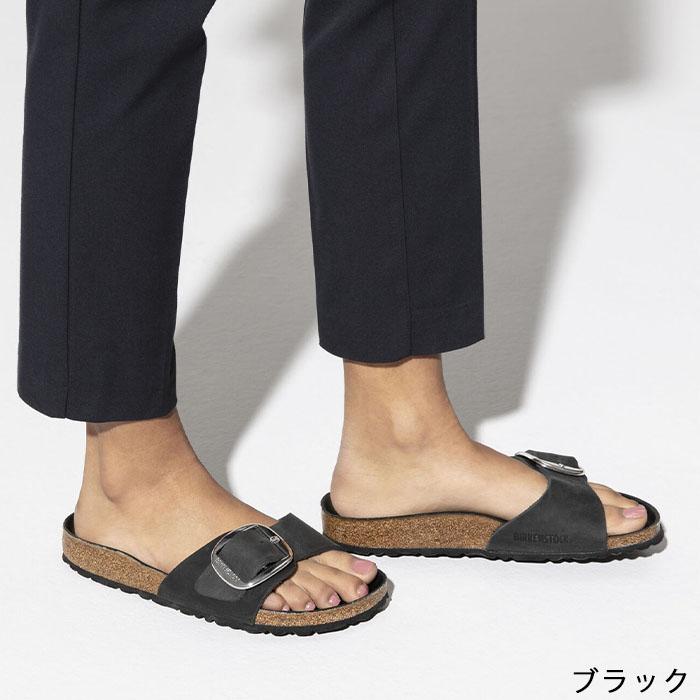 ◆【極美品】ビルケンシュトック マドリッド ブラック シルバー ビッグバックル BIRKENSTOCK 正規取扱店 ビルケンシュトック サンダル Madrid