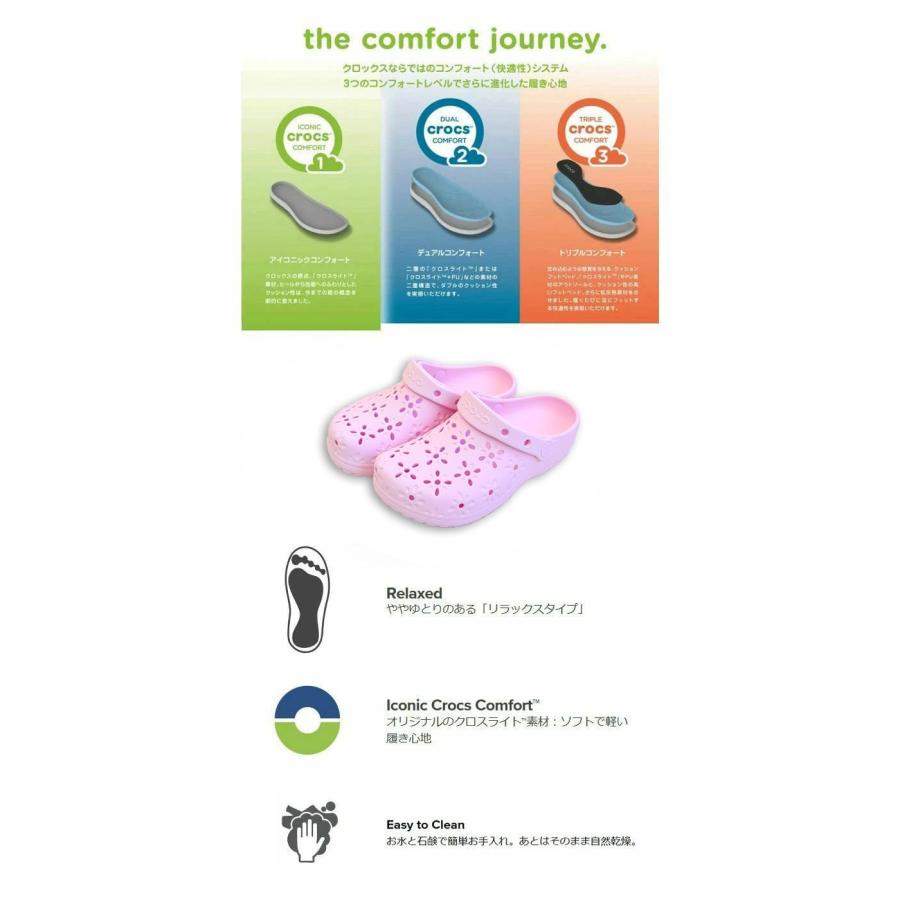 crocs 正規取扱店 2025春夏新作 クロックス サンダル レディース