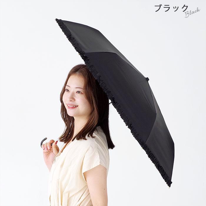 nifty colors ニフティーカラーズ 傘 日傘 遮光 100% 折りたたみ