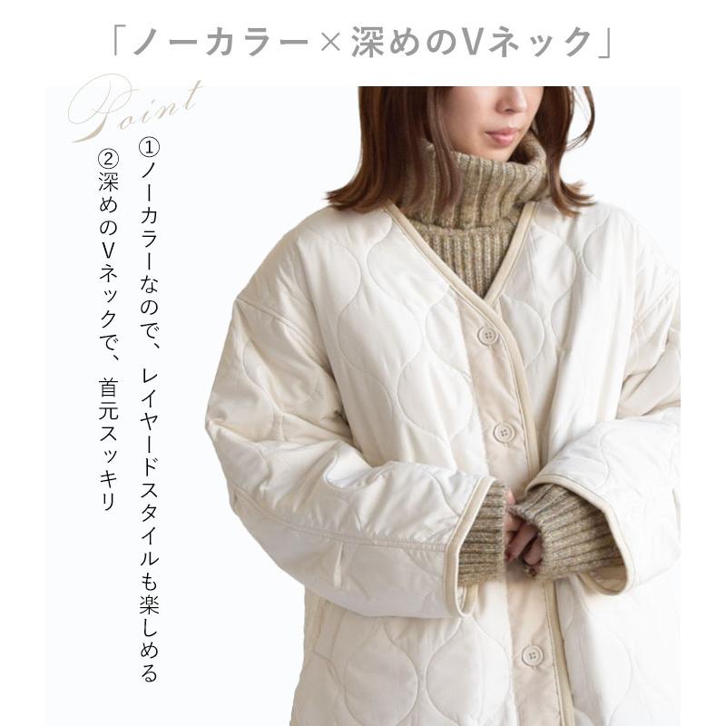 レディース アウター 中綿 ジャケット キルティング キルト