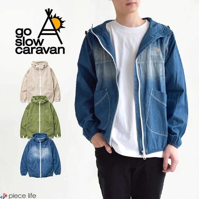 go slow caravan ゴースローキャラバン ツイル/麻混デニム go slow caravan ゴースローキャラバン ツイル/麻混デニム