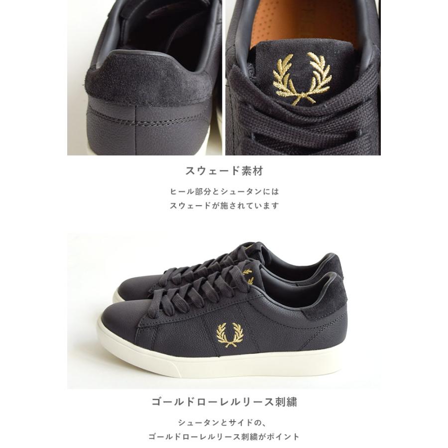 FRED PERRY フレッドペリー スニーカー SPENCER TUMBLED LEATHER