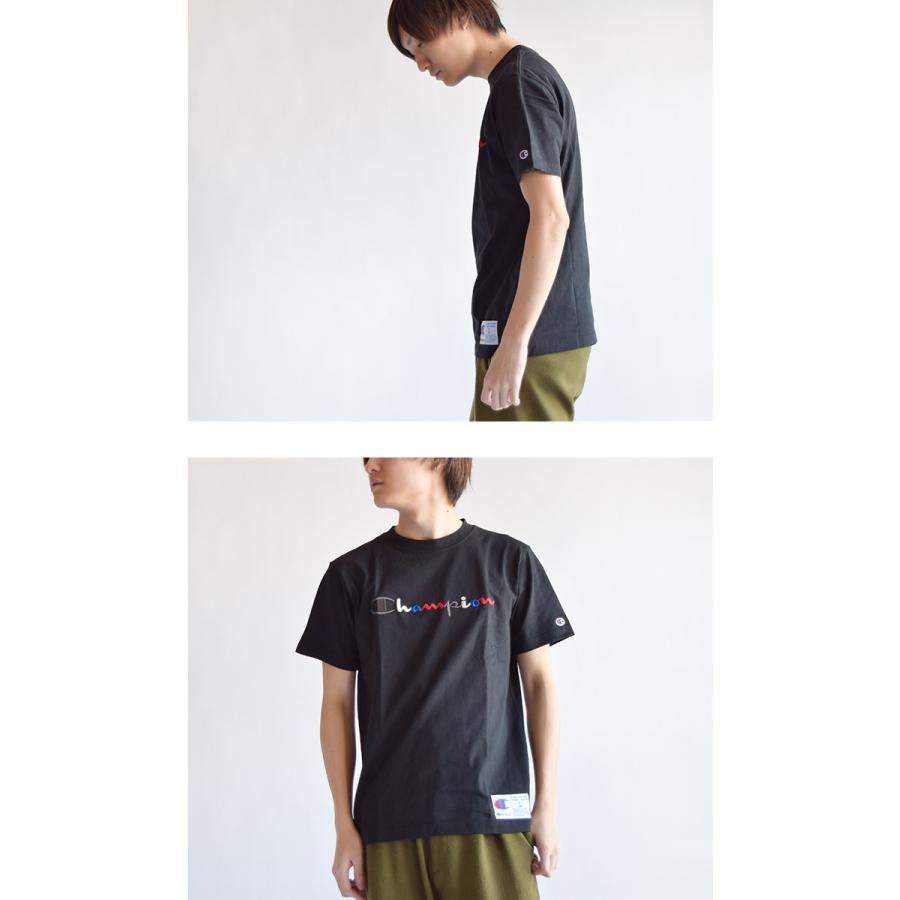 Champion チャンピオン Tシャツ champion 刺繍ロゴ 半袖Tシャツ