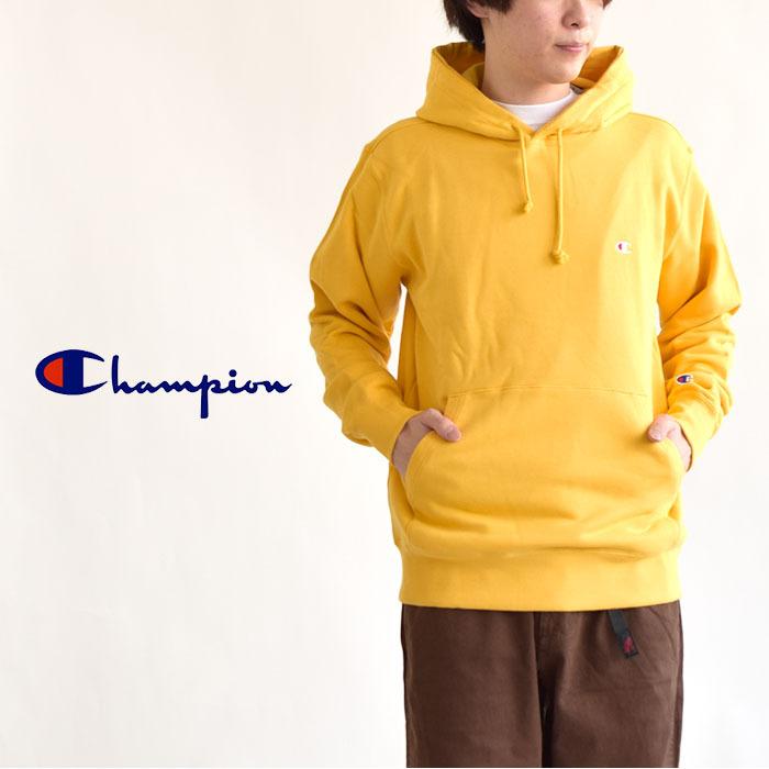 チャンピオン パーカーコットン 綿100％ 定番 BASIC Cロゴ ユニセックス プルオーバー フード スウェット パーカー  Champion CHAMPION C3-Q101｜piecelife｜02