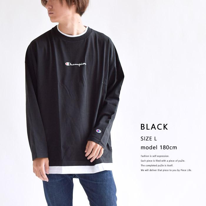 Champion チャンピオン tシャツ 長袖 ロングスリーブレイヤードT Champion チャンピオン tシャツ 長袖 ロングスリーブレイヤードT