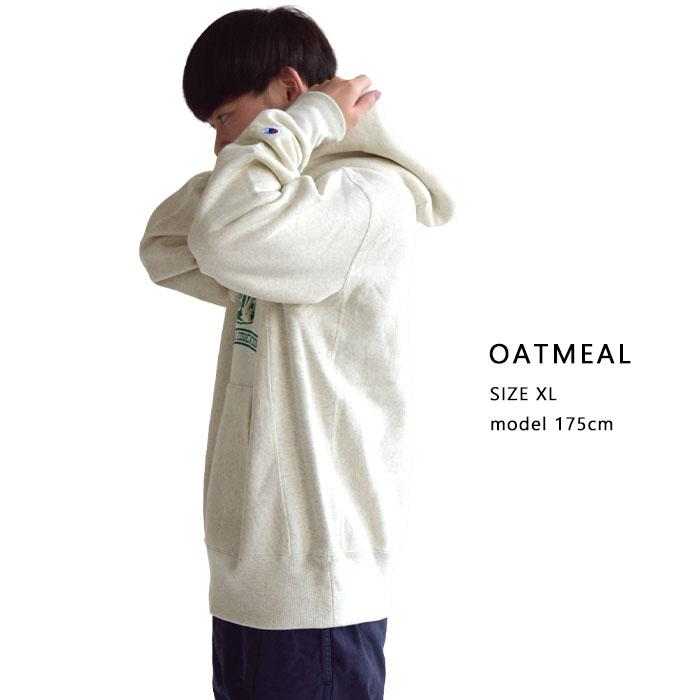 青タグ チャンピオン リバースウィーブ グレー フード付き