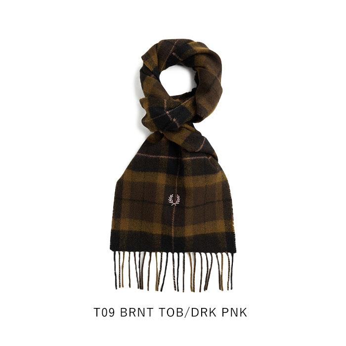 FRED PERRY フレッドペリー マフラー LAMBSWOOL TARTAN SCARF FRED PERRY フレッドペリー マフラー LAMBSWOOL TARTAN SCARF