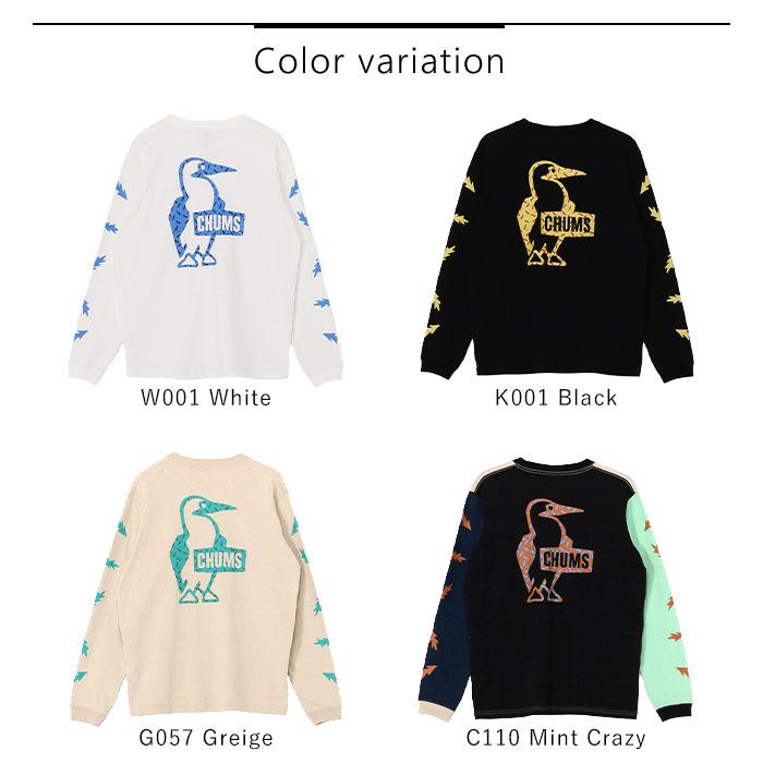 CHUMS 2025秋冬新作 チャムス ロンT 長袖 Tシャツ かせきさいだぁ
