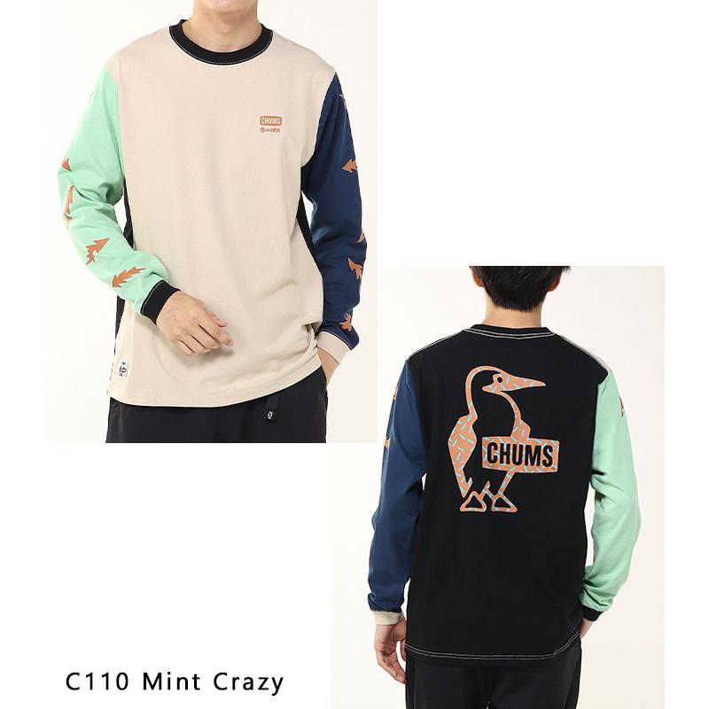 CHUMS 2025秋冬新作 チャムス ロンT 長袖 Tシャツ かせきさいだぁ