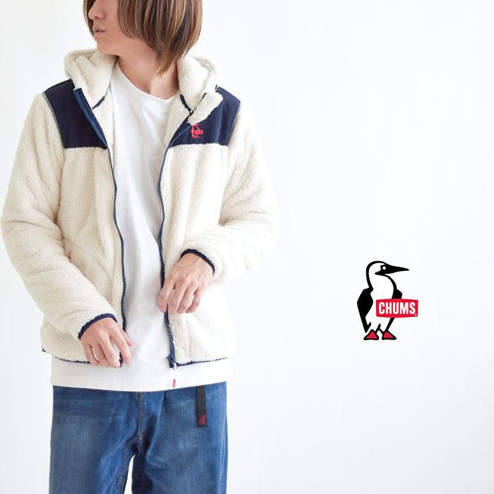 CHUMS チャムス フリース パーカー Elmo Fleece Full Zip Parka エルモ フリースフルジップパーカー ボア 軽量  カジュアル スポーツ CH04-1245｜piecelife｜02