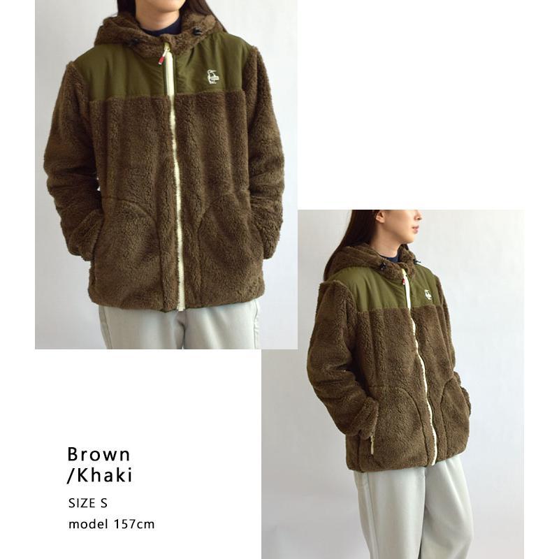 CHUMS チャムス アウター エルモフリースフルジップパーカー CHUMS チャムス アウター エルモフリースフルジップパーカー