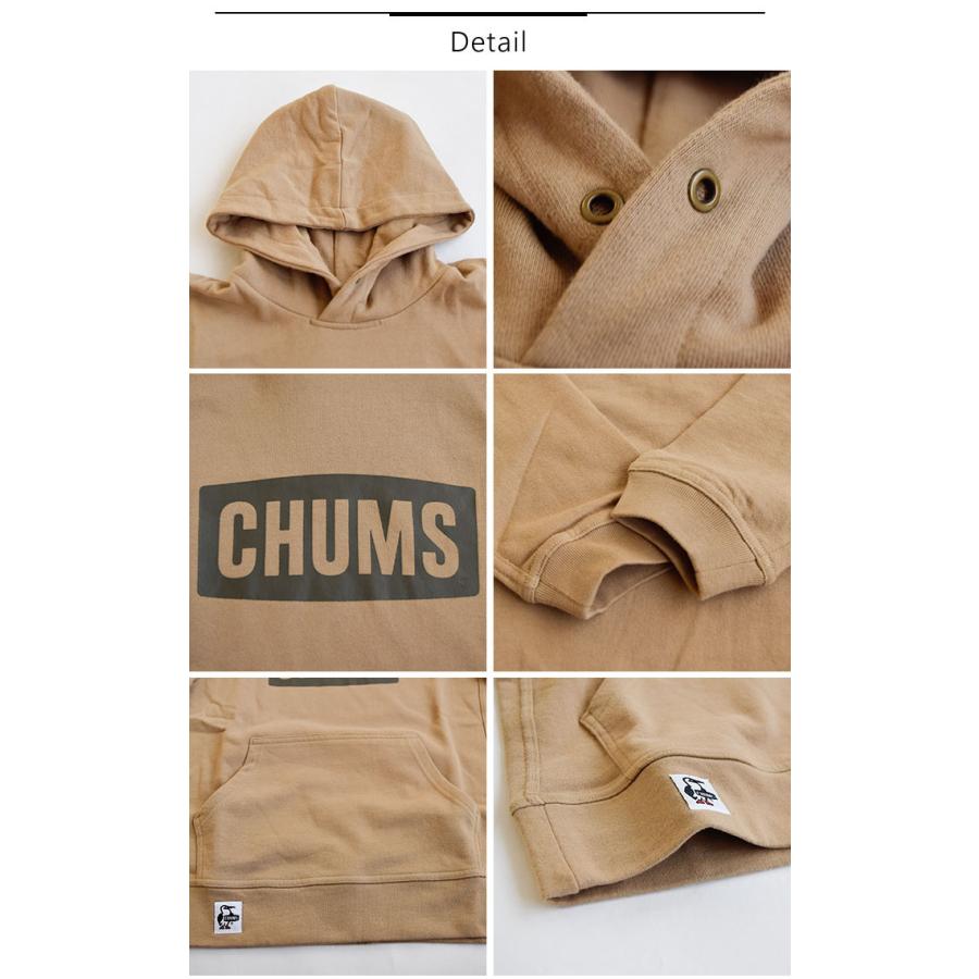 CHIMIROソウル　完売品❗️ベルベットパーカー CHIMIRO シール付き CHUMS チャムス Kid's Logo Pullover Parka LP キッズ ロゴ プル