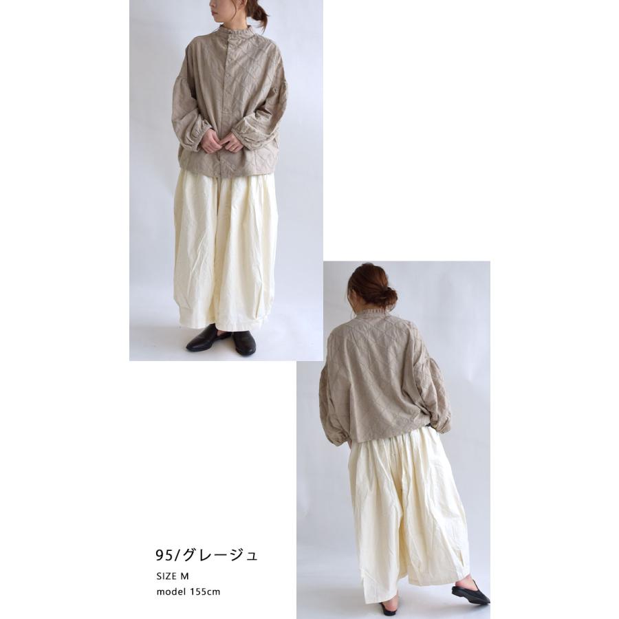 D*g*y レディース トップス シャツ 矢羽柄刺繍ブラウス プル D*g*y レディース トップス シャツ 矢羽柄刺繍ブラウス プル
